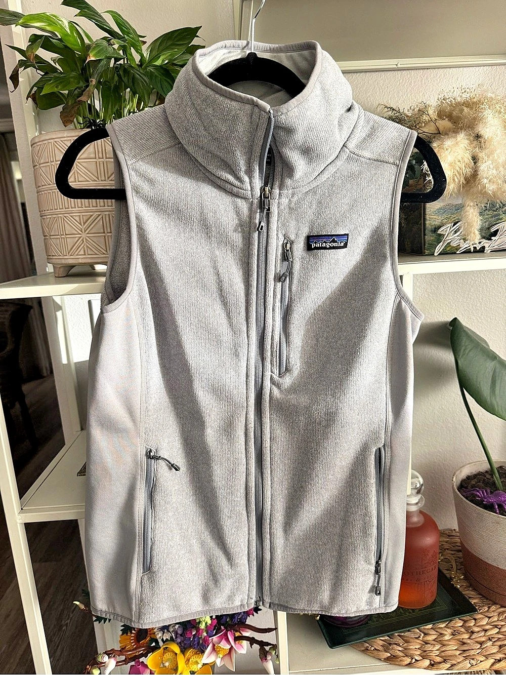 Patagonia Women's Better Sweater Vest Gray Fleece Size Medium